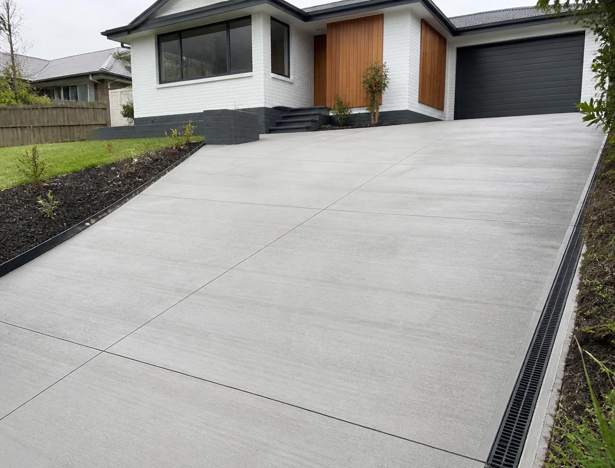 Driveway replacement, after — Glenorchy